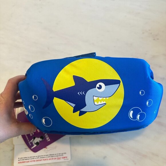 Puddle Jumper Swimming Trainer Shark Swim Vest for Kids Baby 3+ Arm Bands 33-55# - Picture 1 of 10